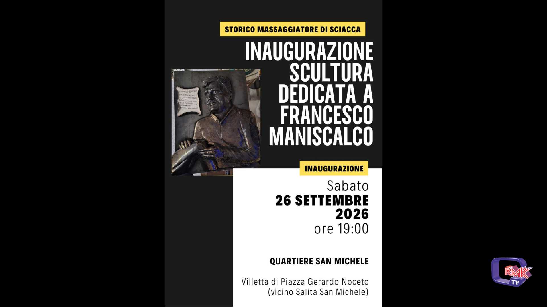 Sciacca omaggerà Francesco Maniscalco con un altorilievo